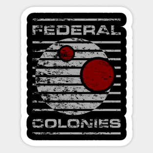 Federal Colonies Sticker